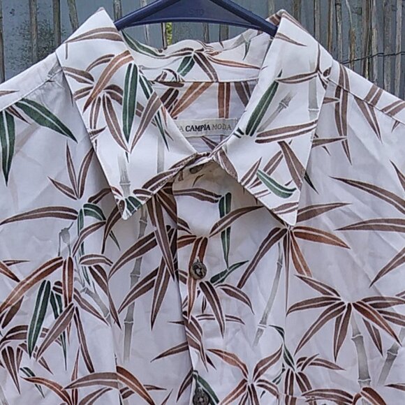Vintage Campia Moda Hawaiian Tropical Men L - Picture 3 of 11